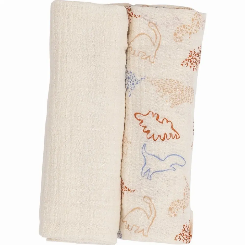 Lange en museline de coton bb FreeON by Bubaba Beige Animals 19 €
