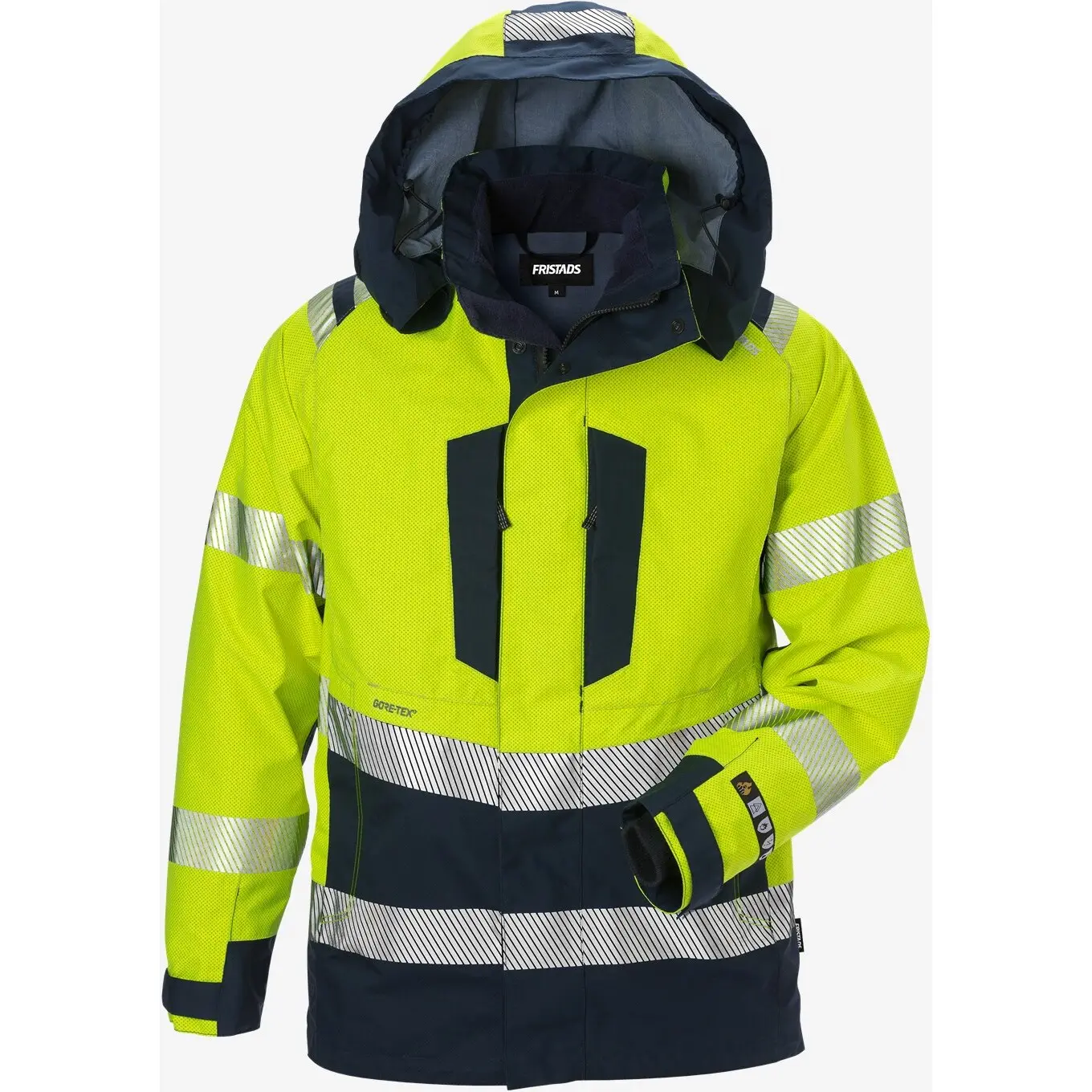 High Visibility Reflective Hooded Jacket Fristads Flame Gore-Tex Pyrad® 4095 Gxe