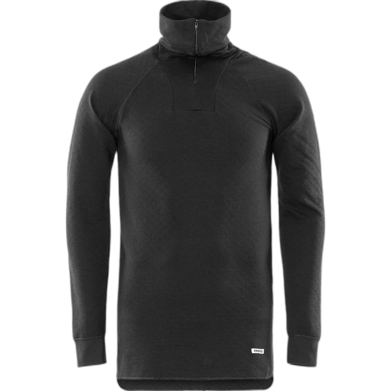 Long sleeve T-shirt with a short zip closure Fristads 742 PC