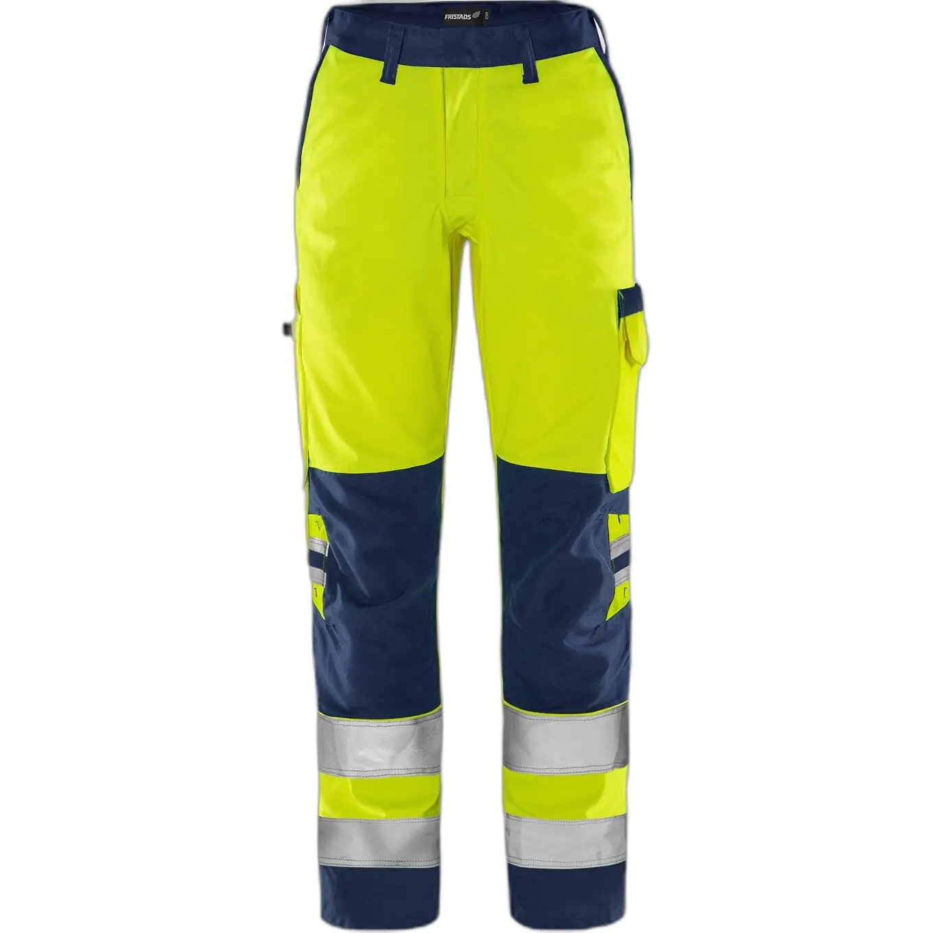 Hochsichtbare Arbeitshose Klasse 2 Damen Fristads Green 2642 GPLU