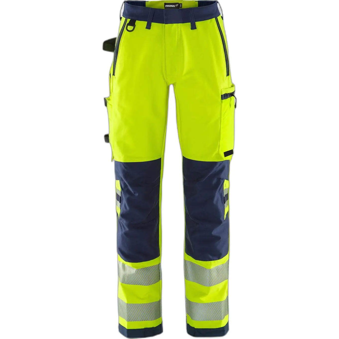 Hochsichtbare Arbeitshose Klasse 2 Damen Fristads Green 2645 GSTP