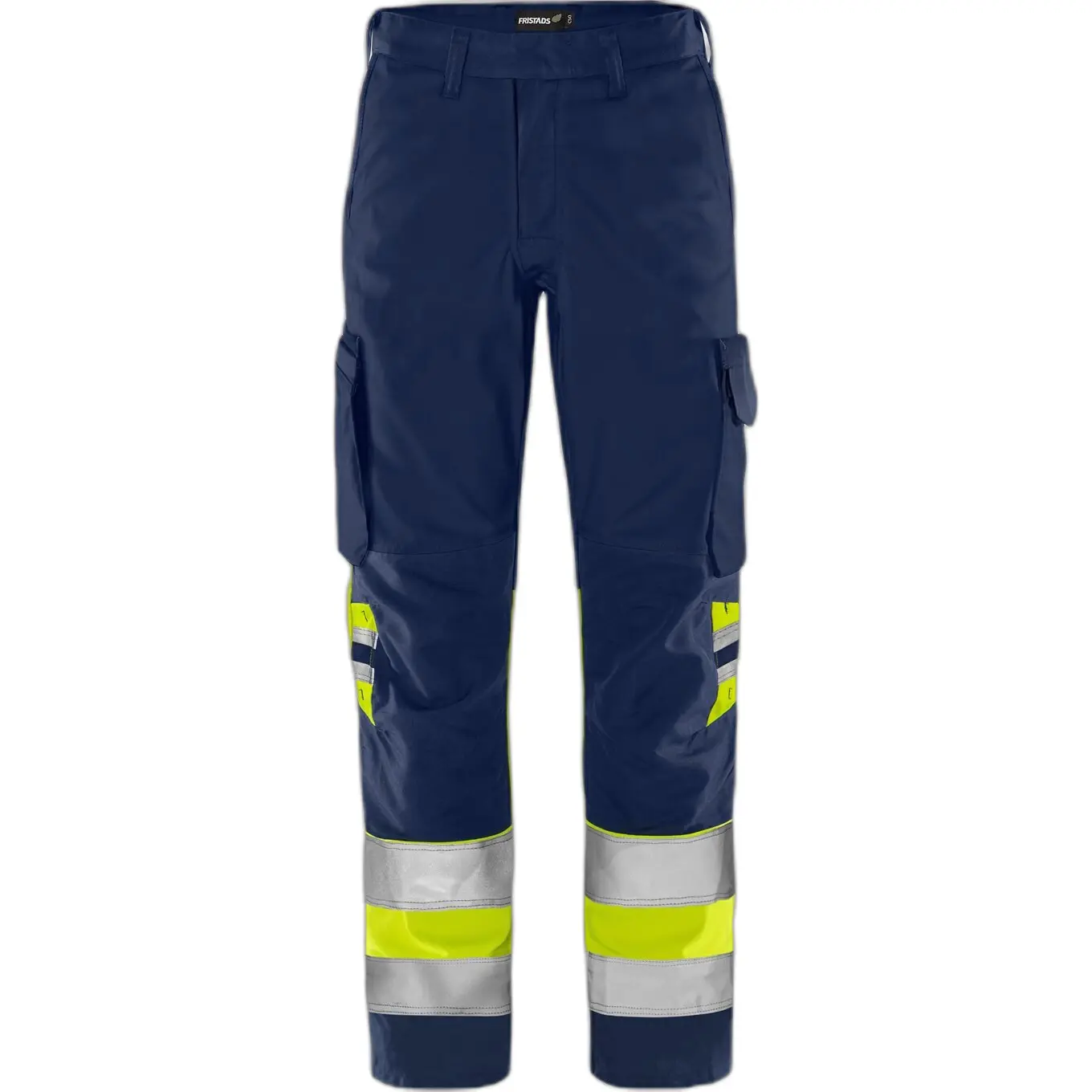 Fristads High vis Green broek klasse 1 2668 GPLU - Hi-Vis geel/marineblauw - C58