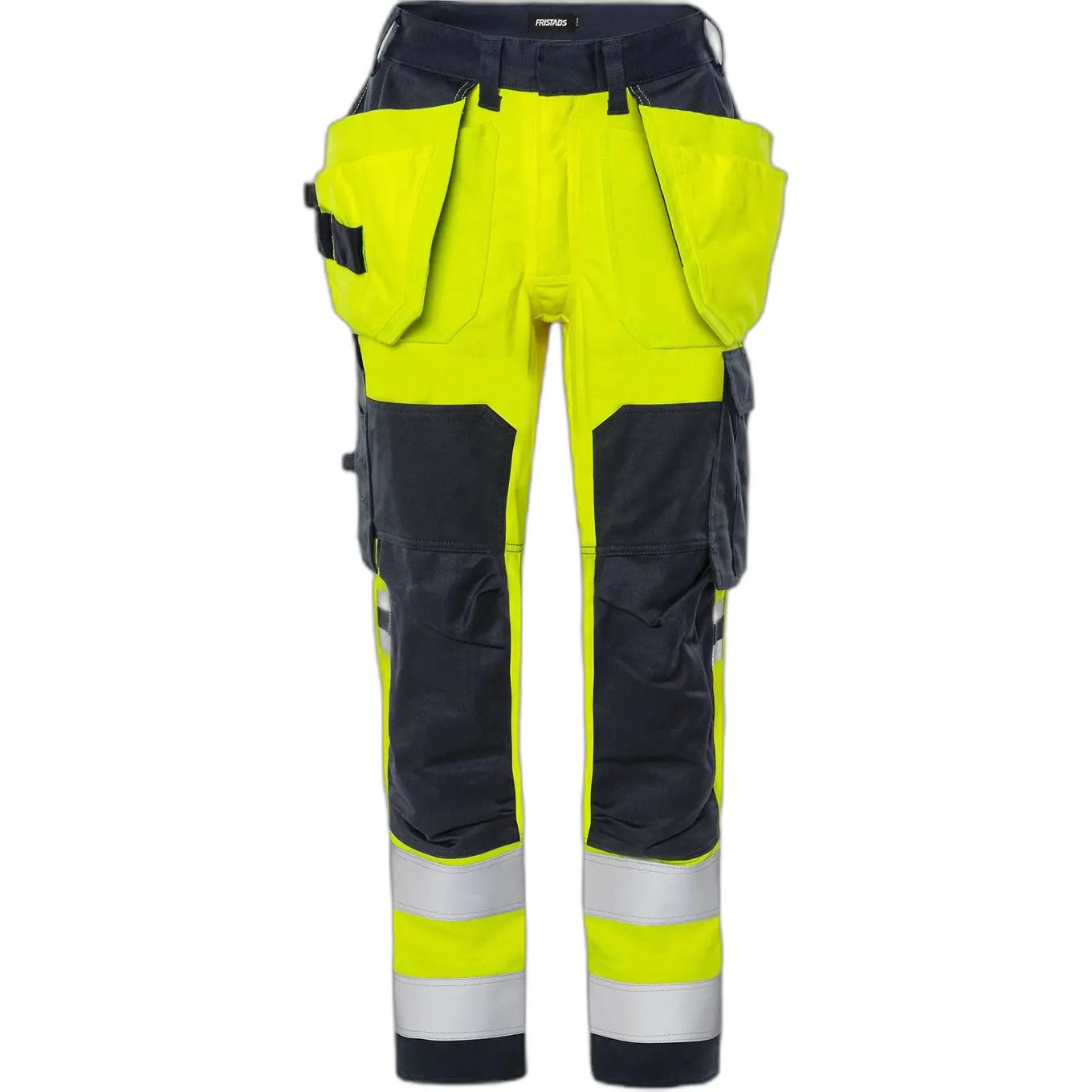 Vrouwelijke stretch werkbroek hoge zichtbaarheid klasse 2 Fristads 2164 ATHF