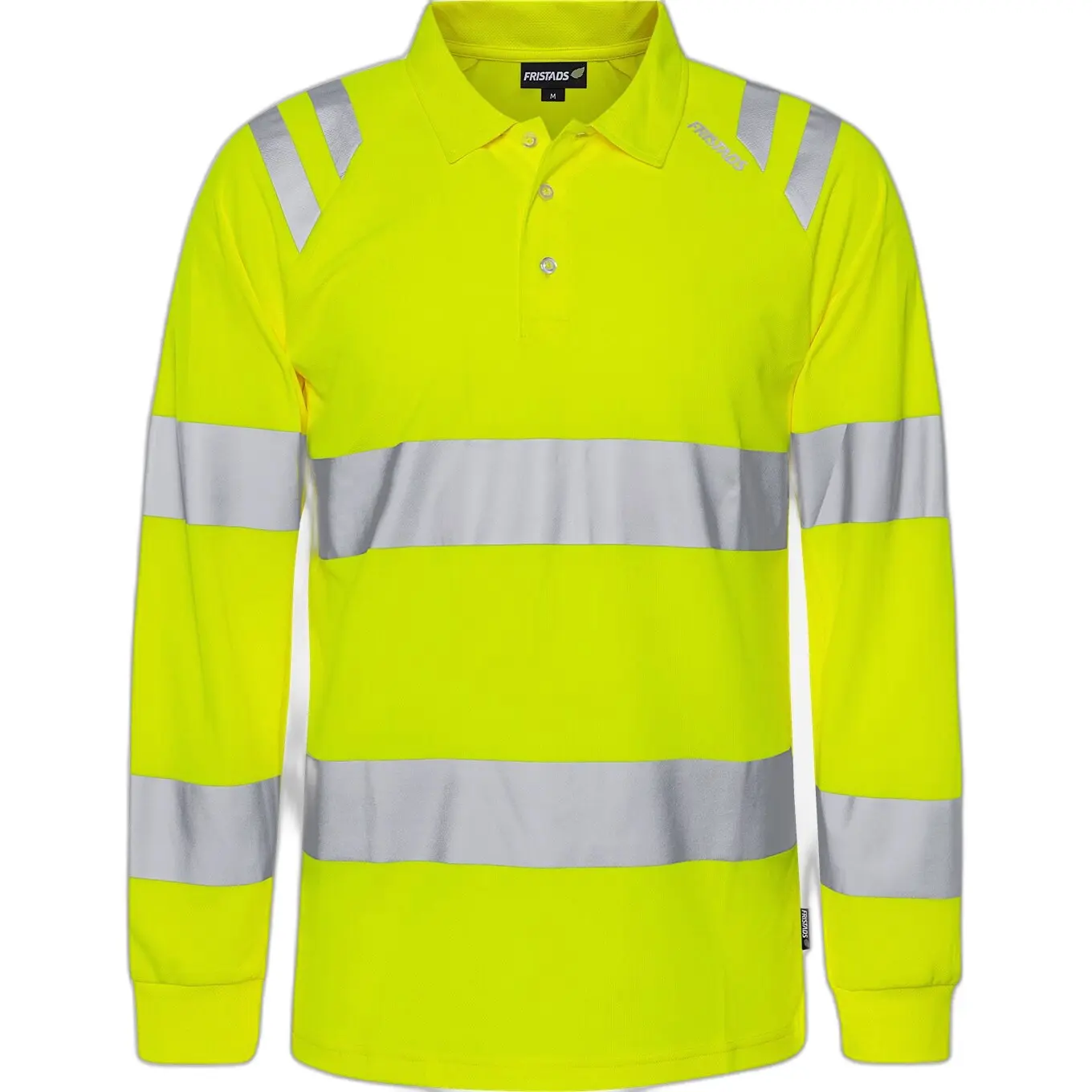 Langarm-Poloshirt mit hoher Sichtbarkeit Fristads Classe 3 7864 GPST