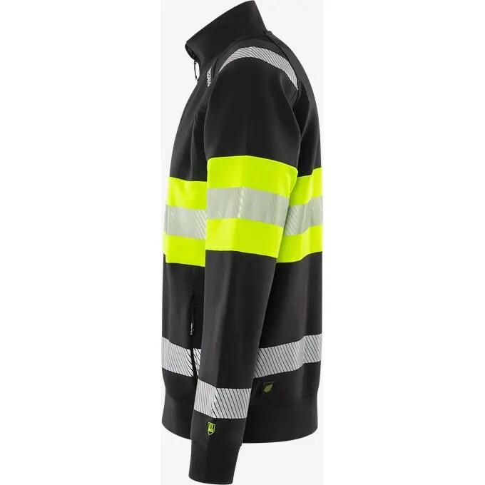 Fristads Signaliserende kleding High Vis-sweatjack KL 1 7531 Gkc 301562
