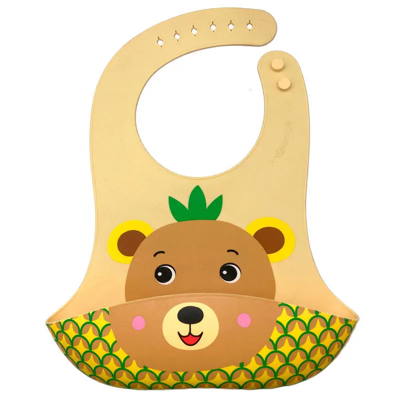 8435507867481 - Baby Silikon Laken Lätzchen Bär