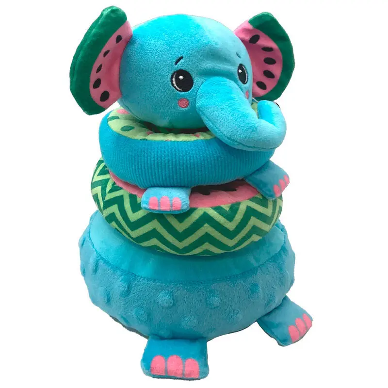 Stapelkraal van stof Frootimals Melany Melephant