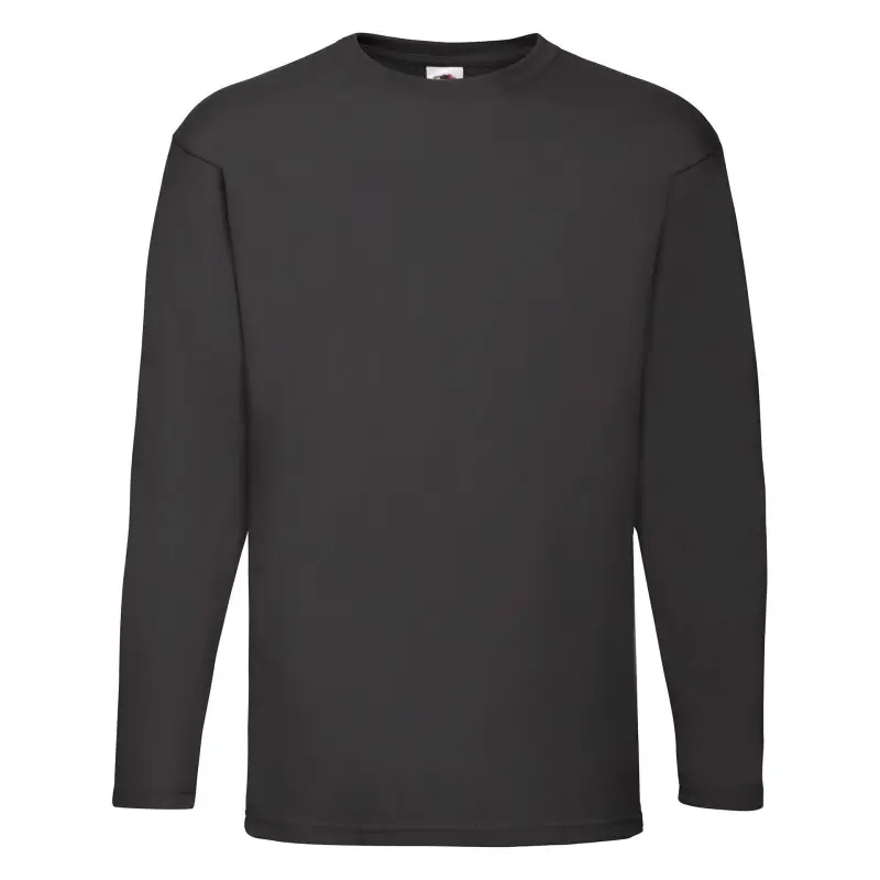 Langarm-T-Shirt Fruit of the Loom Valueweight