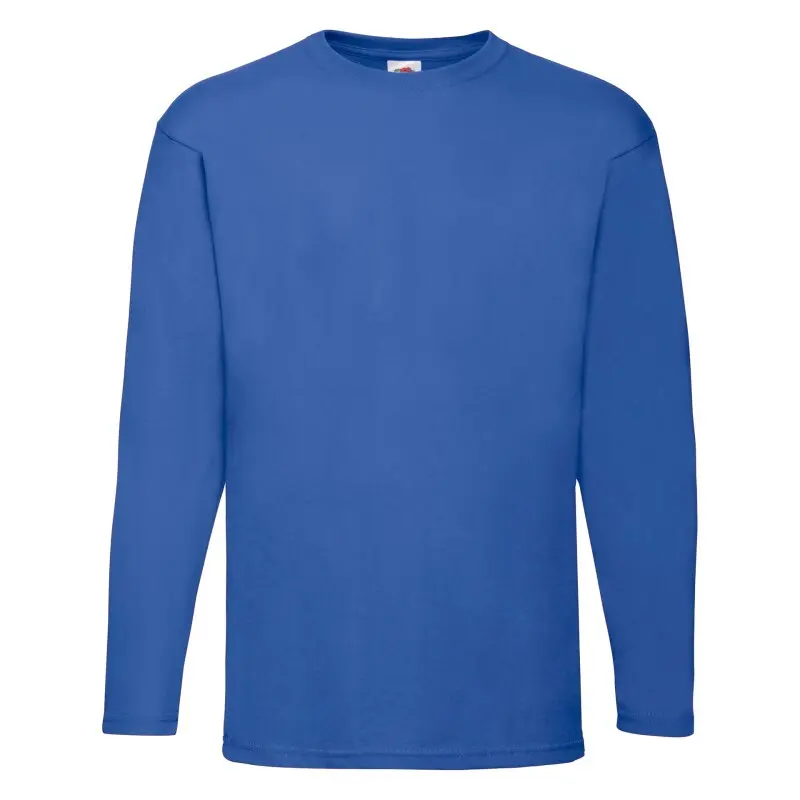 Langarm-T-Shirt Fruit of the Loom Valueweight
