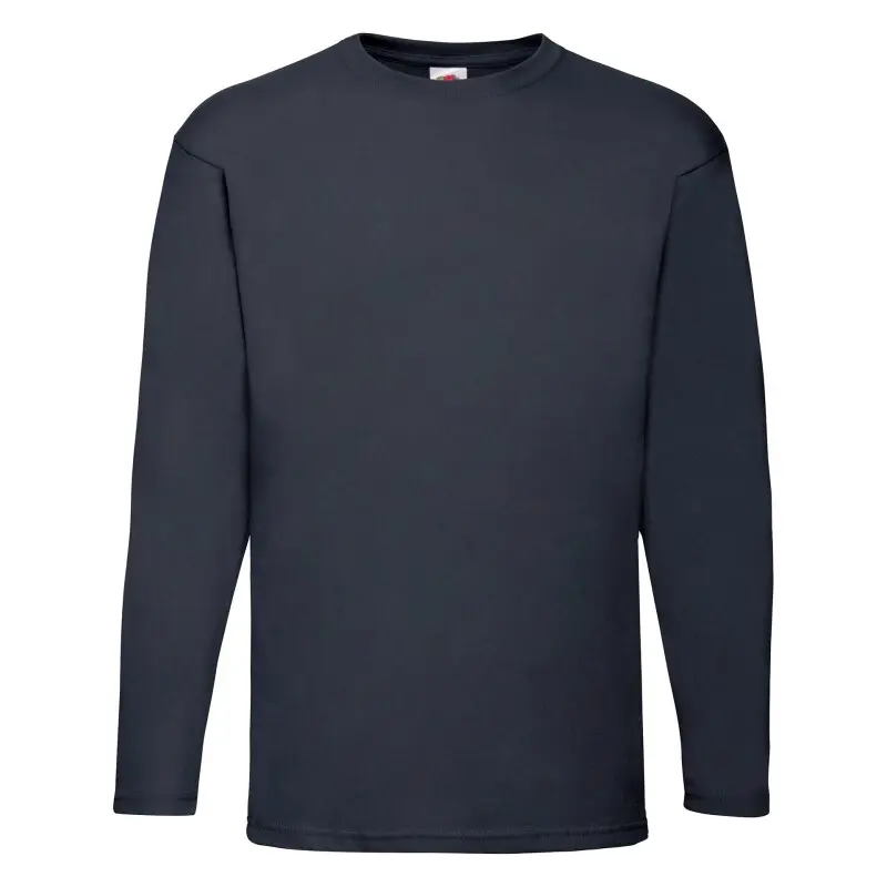 Langarm-T-Shirt Fruit of the Loom Valueweight