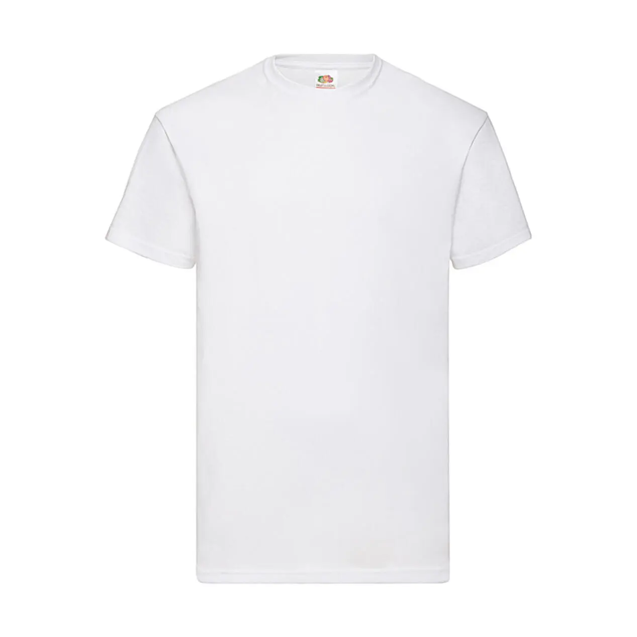 Fruit Of The Loom Unisex Blanc T-Shirt Valueweight