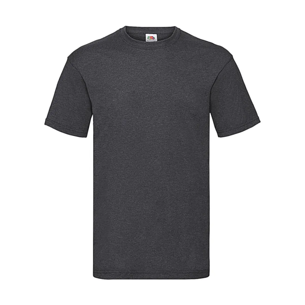 Fruit Of The Loom Unisex Gris T-Shirt Valueweight