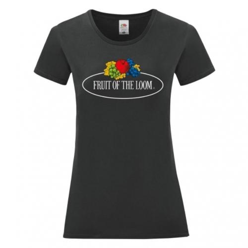 4059106394021 - T-Shirt Fruit of the Loom Vintage Large Logo Print