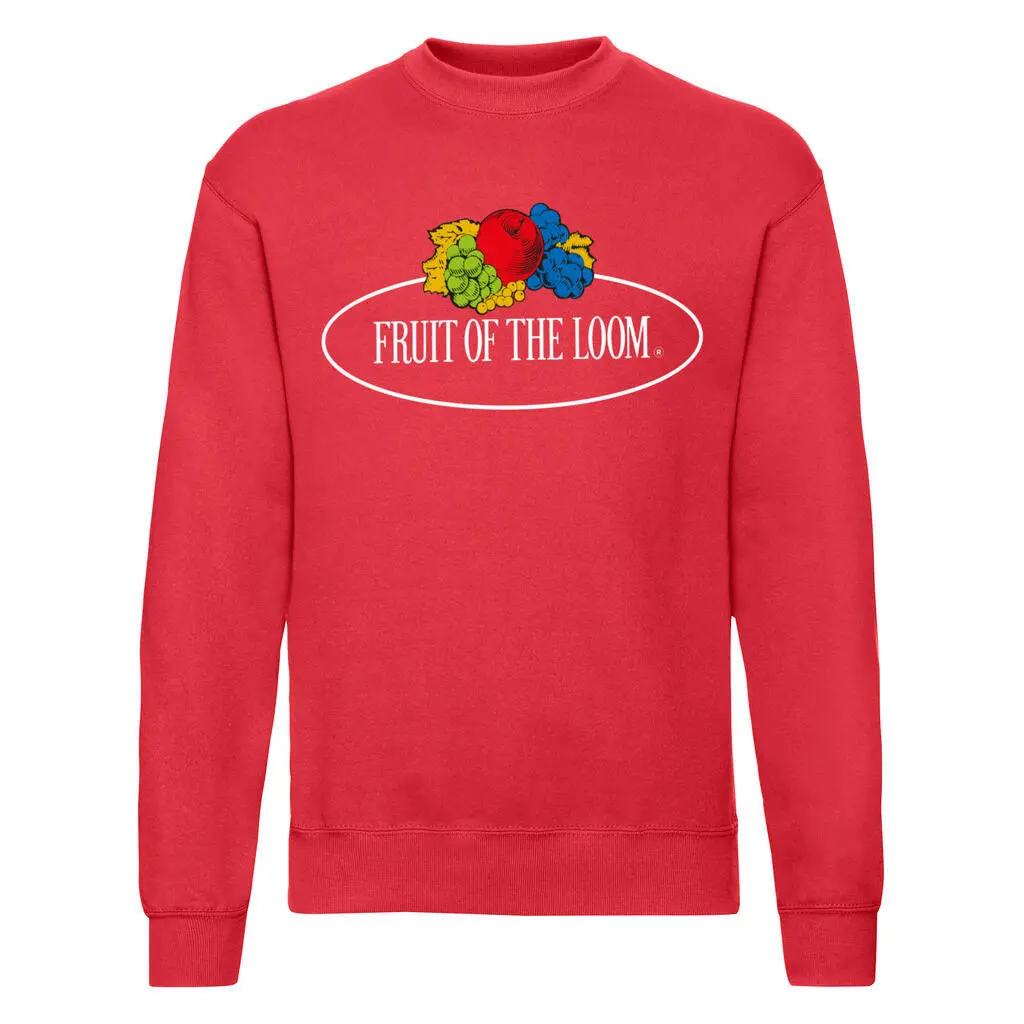 Image of Pullover Fruit of the Loom Vintage Large Logo Print