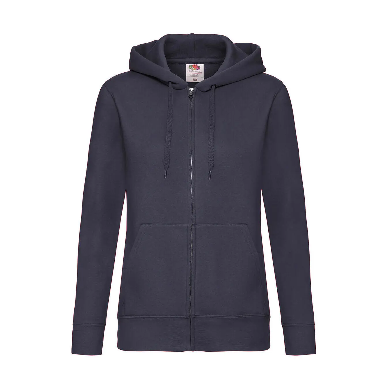 Fruit Of The Loom Women's Bleu Hooded Sweatshirt Premium