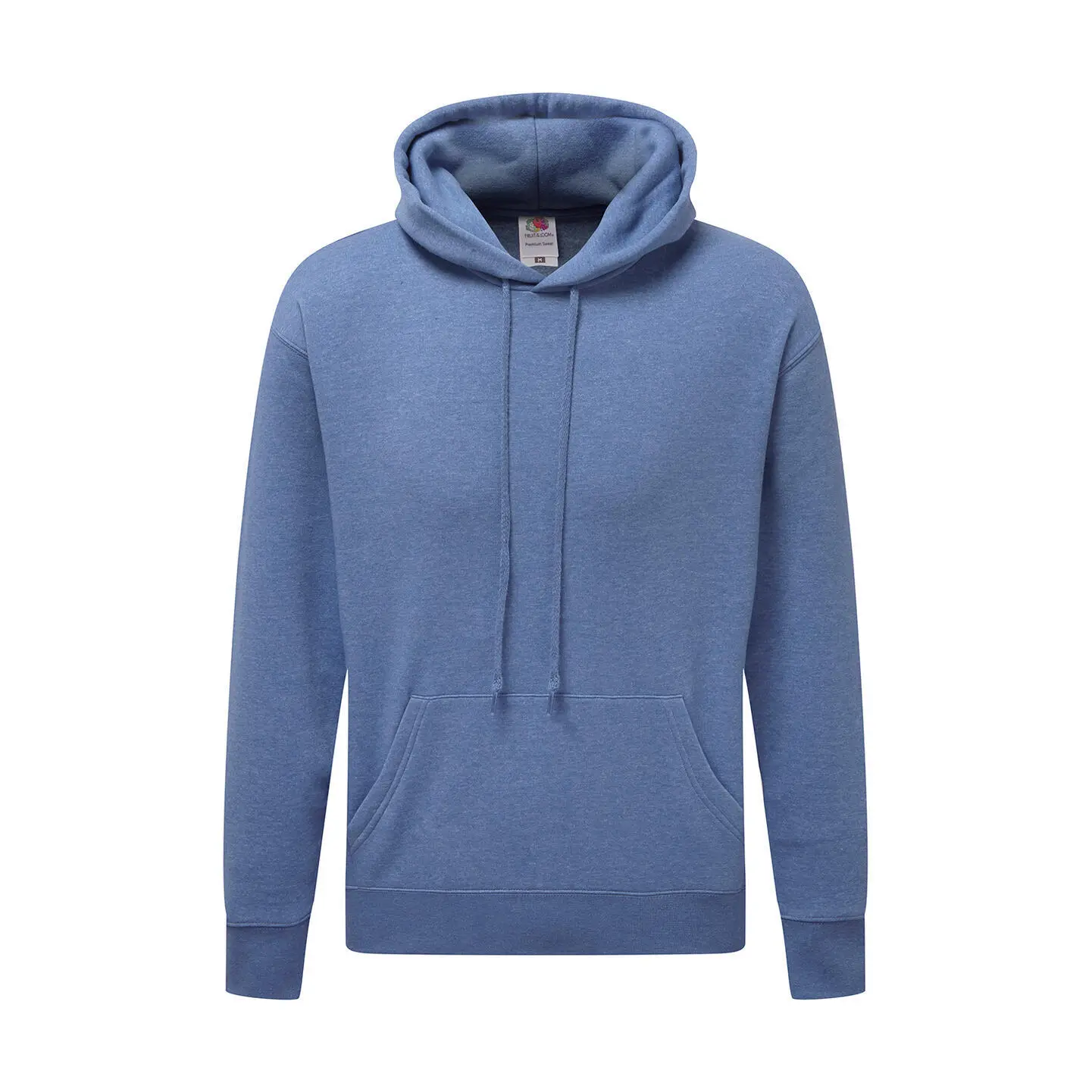 Fruit Of The Loom Men's Bleu Hooded Sweatshirt Premium