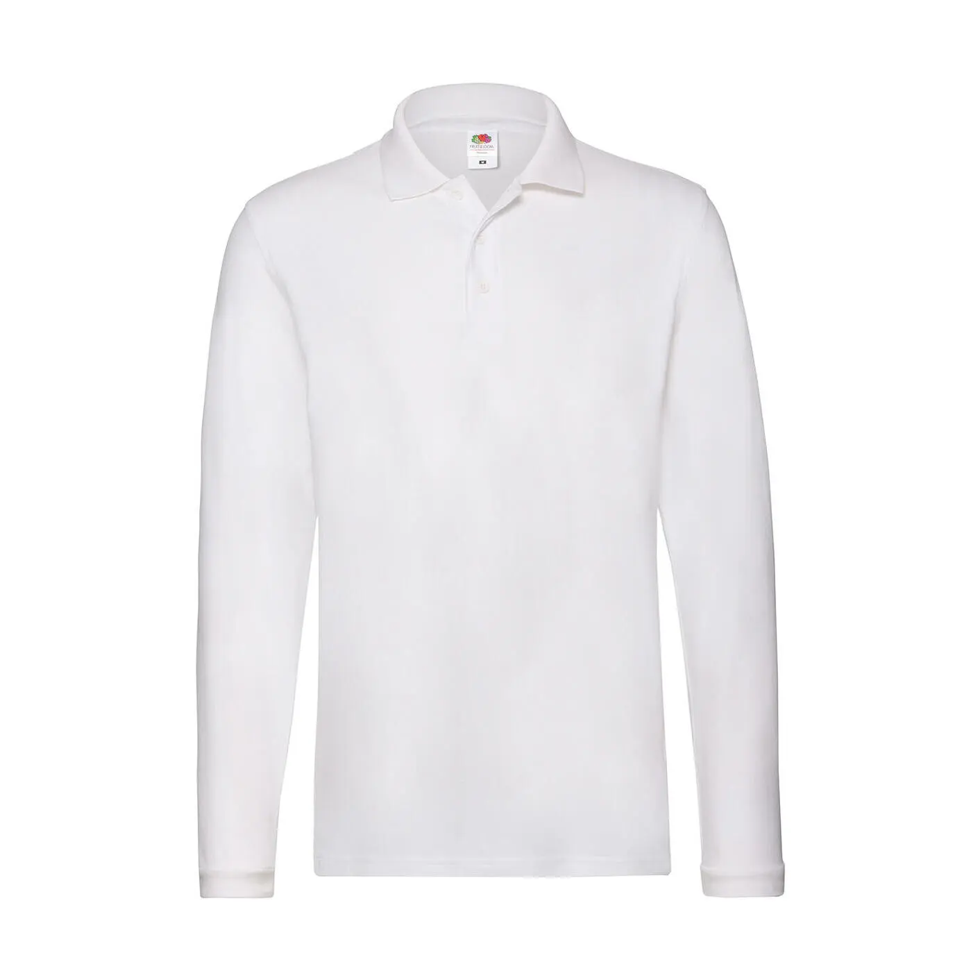 Long sleeve polo shirt Fruit of the Loom Premium