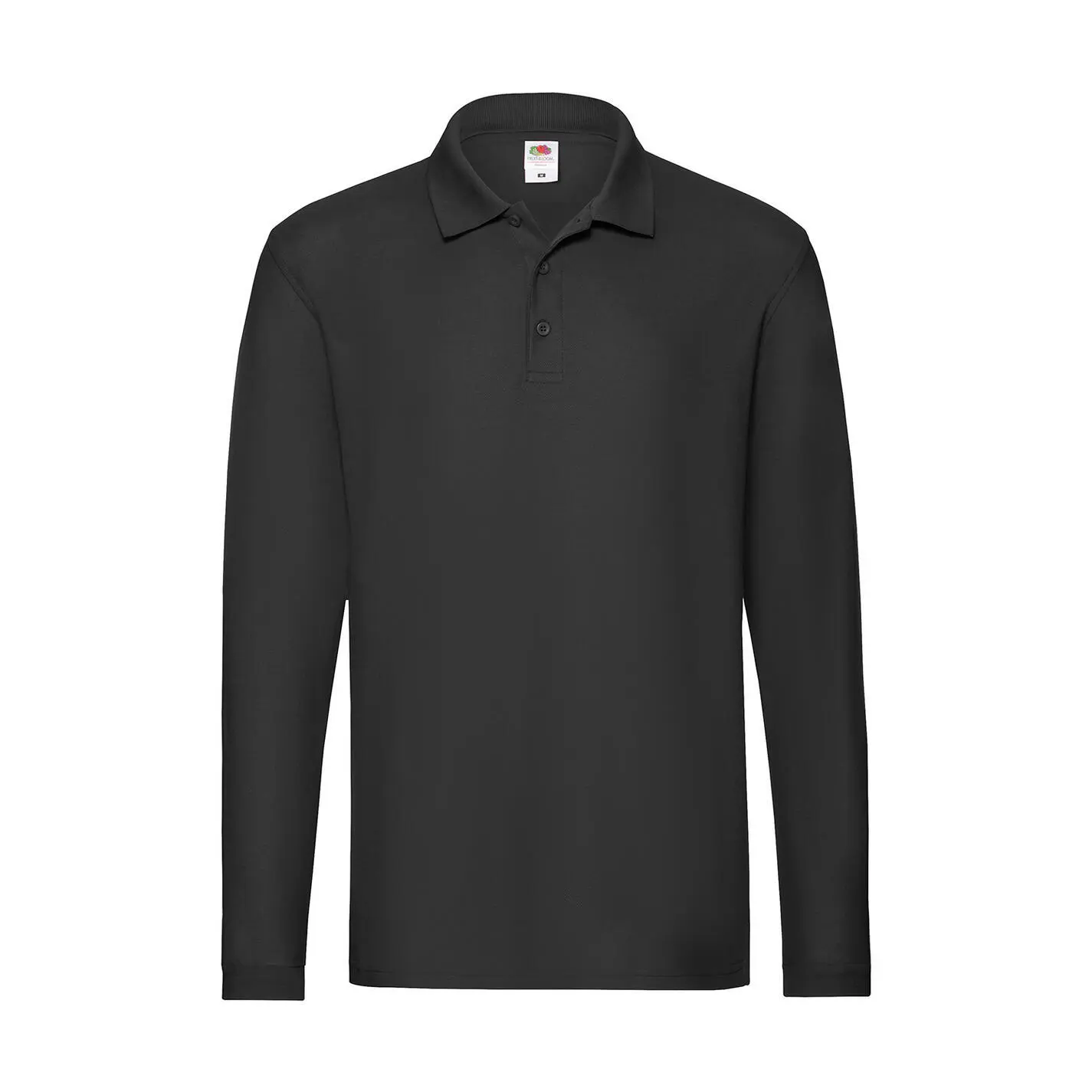 Image of Langärmeliges Polo-Shirt Fruit of the Loom Premium
