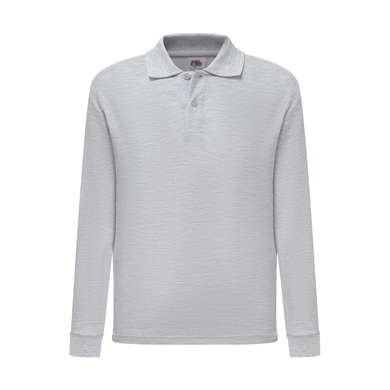 4059106357286 - Langarm Polo-Shirt Kind Fruit of the Loom