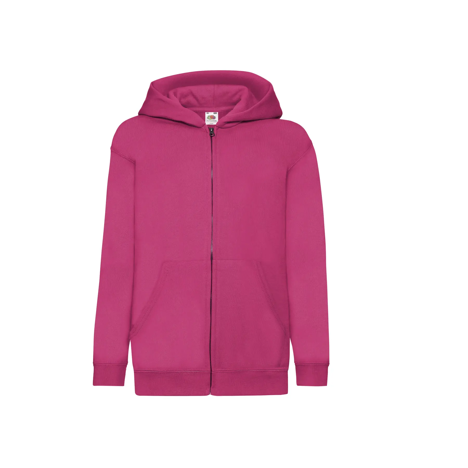 Kinder Kapuzenpullover mit Reißverschluss Fruit of the Loom Classic