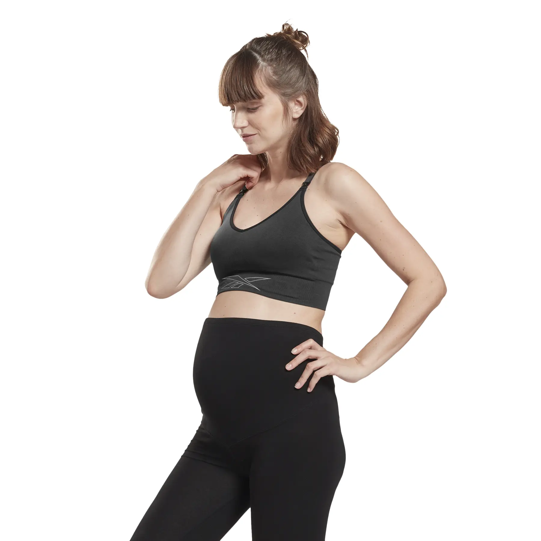 Damen-Sport-BH Reebok Medium-Impact Maternity