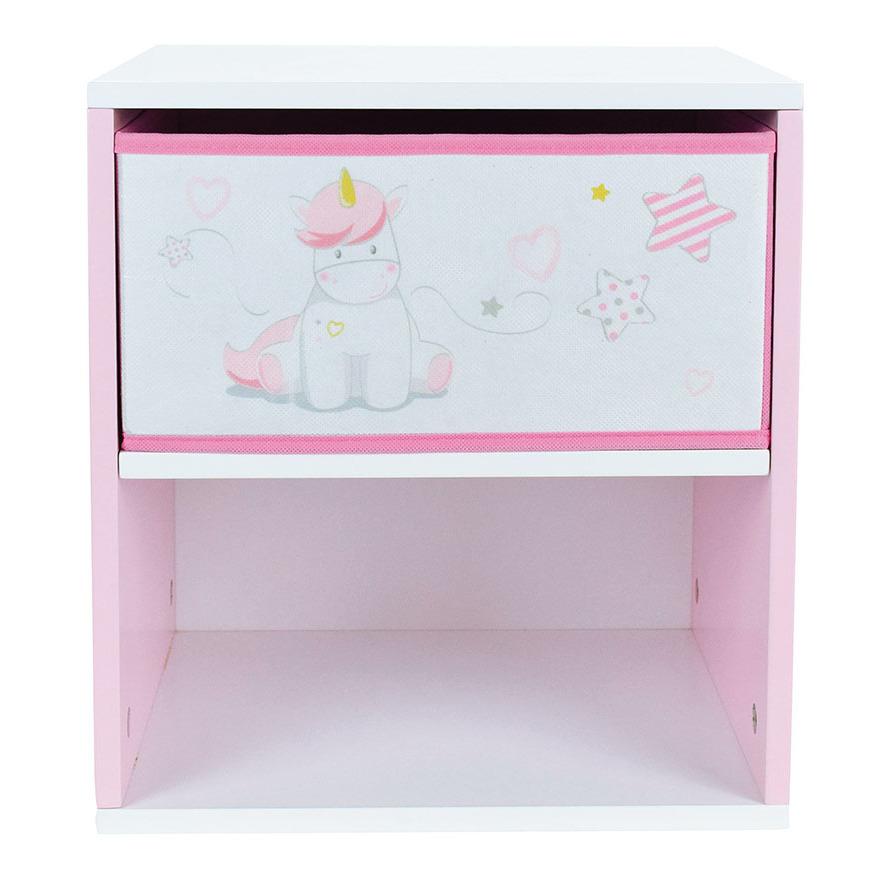 3700057130459 - Nachttisch Unicorn Holz Holz MDF 33 x 30 x 36 cm 3700057130459 - Nachttisch Unicorn Holz Holz MDF 33 x 30 x 36 cm