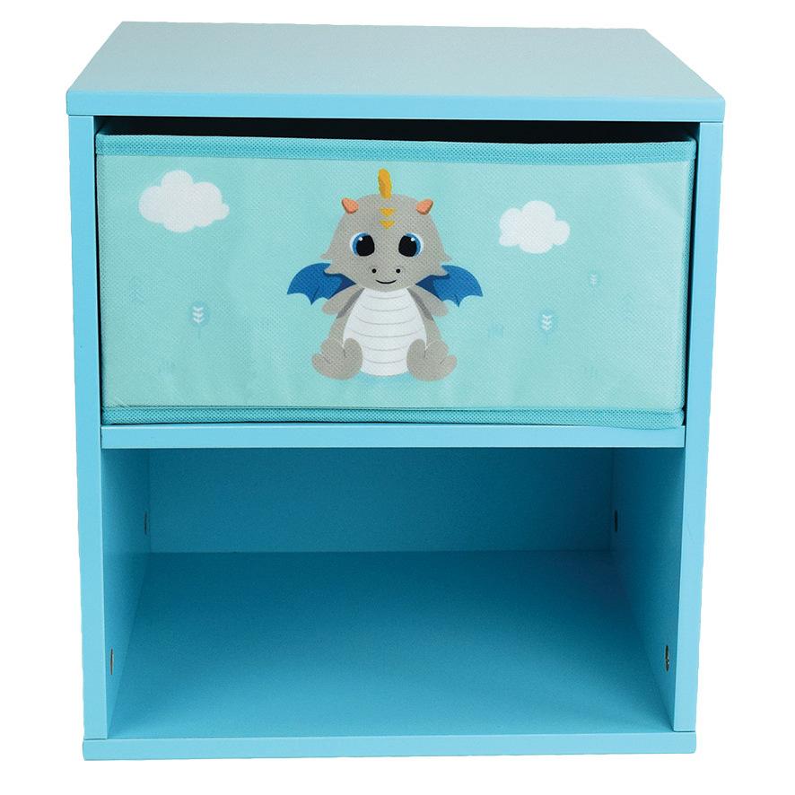 3700057133047 - Nachttisch LEON THE DRAGON 36 x 33 x 30 cm Blau
