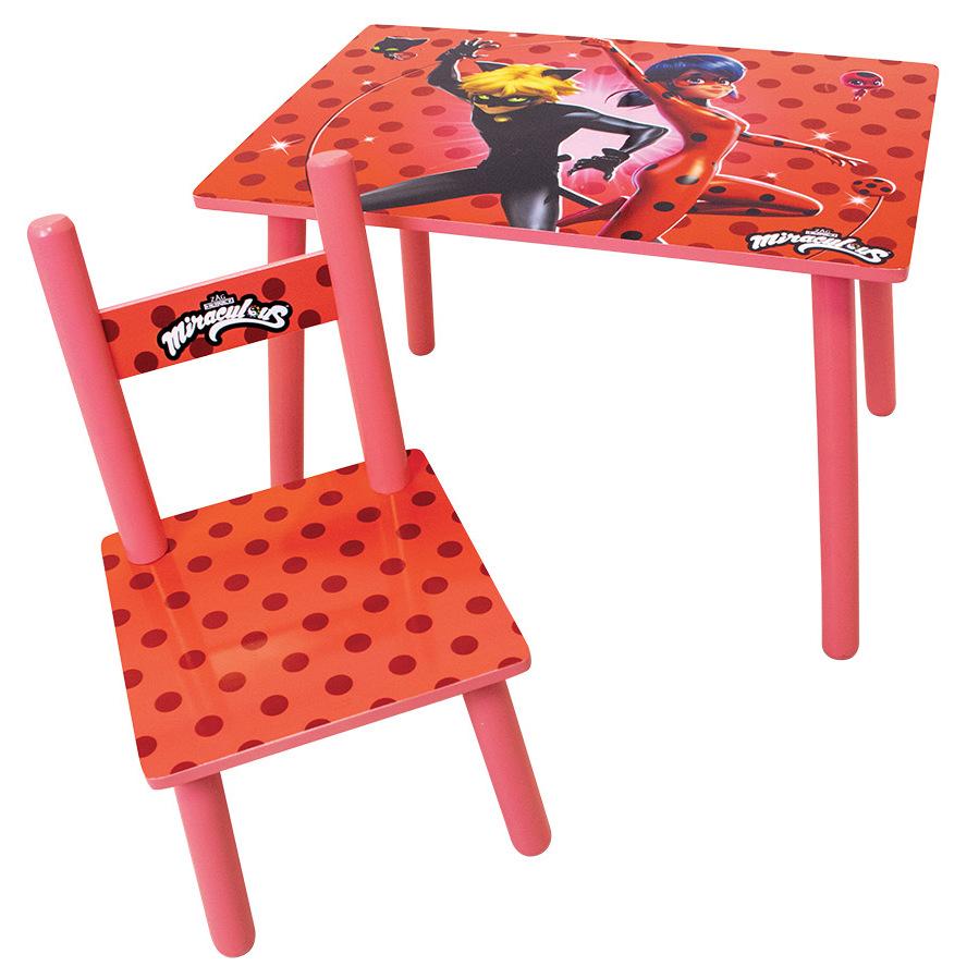 3700057134853 - Table dactivités + 1 chaise fille Miraculous