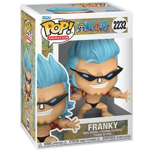 Figurine Funko One Piece - Franky avec des lunettes de soleil