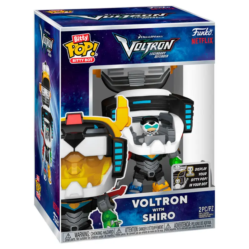 Beeldje Funko Bitty Bots Voltron - Voltron With Siro