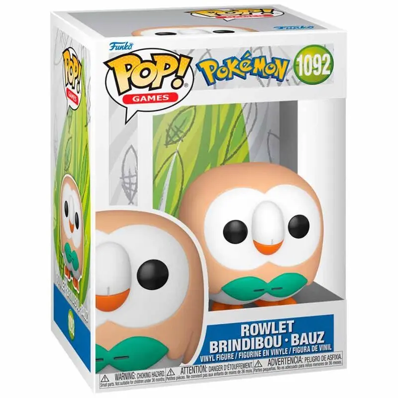 Figurine Funko Pokémon Rowlet - Brindibou - Bauz