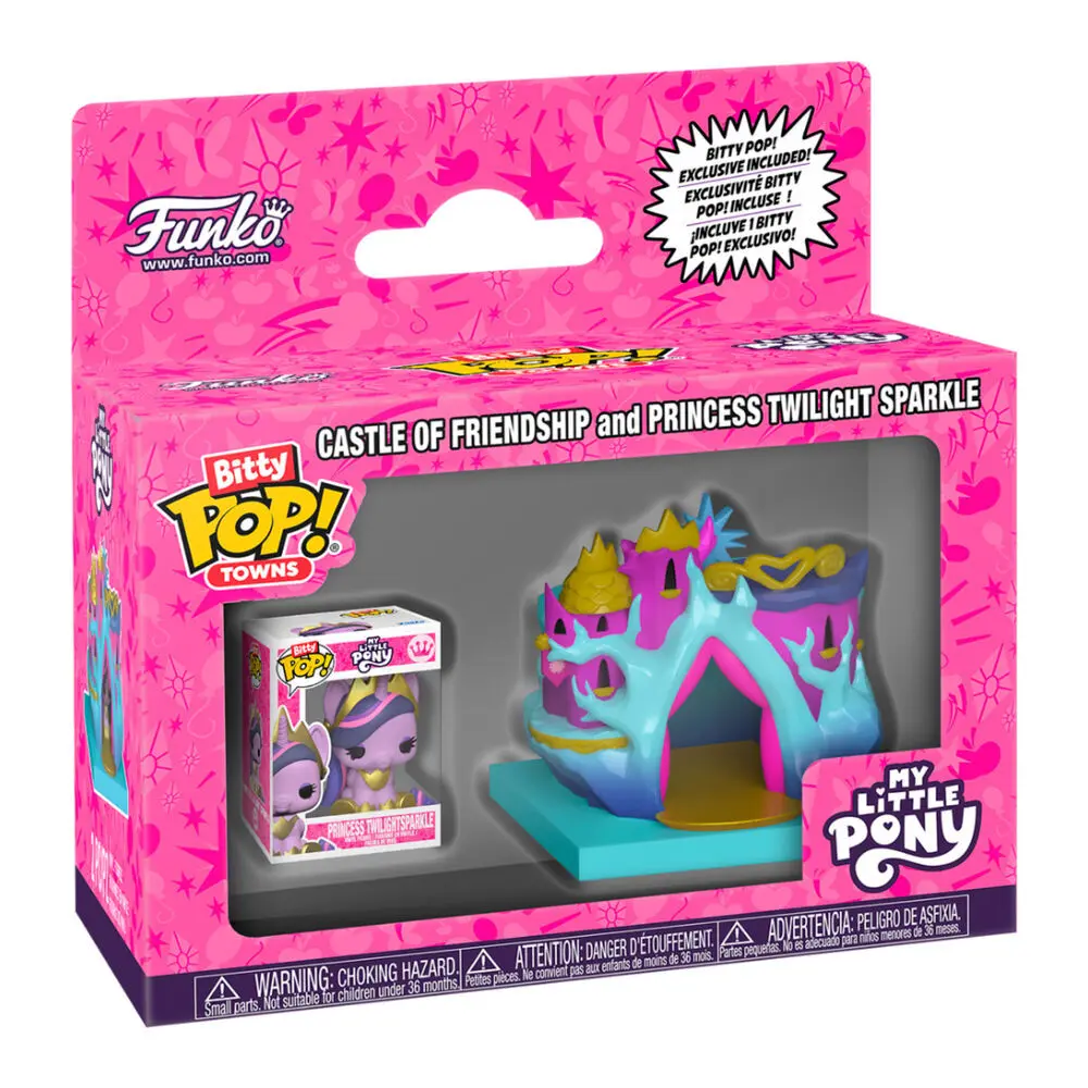 Beeldje Funko Bitty Pop Town My Little Pony Castle Of Friendship And Princess Twilight Sparkle