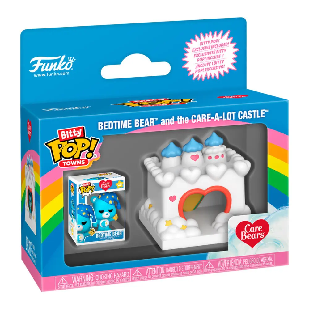 Beeldje Funko Bitty Pop Town Care Bears Bedtime Bear And The Care A Lot Castle