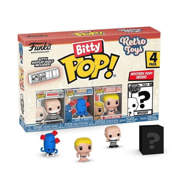 Figurine Funko Retro ToysBitty POP! Vinyl Mr. Monopoly (x4)