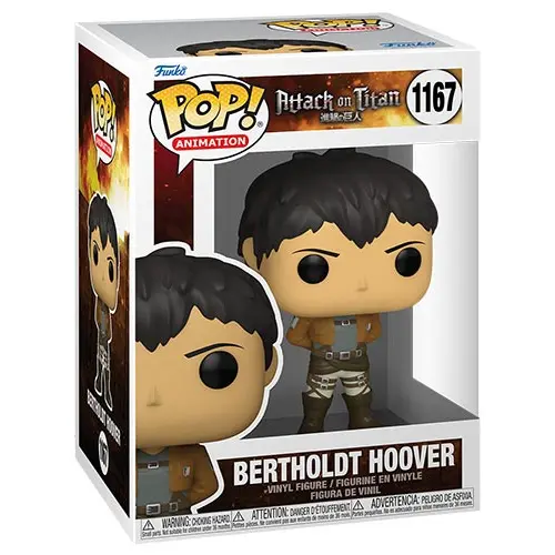 0889698579797 - Attack On Titan Bertholdt Hoover Vinyl Figur 1167 Funko Pop! multicolor
