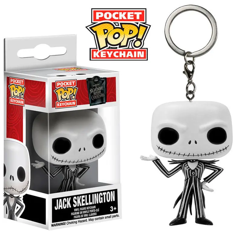 0849803053154 - Schlüsselanhänger Kind Pocket Pop Nightmare before Christmas Jack Skellington