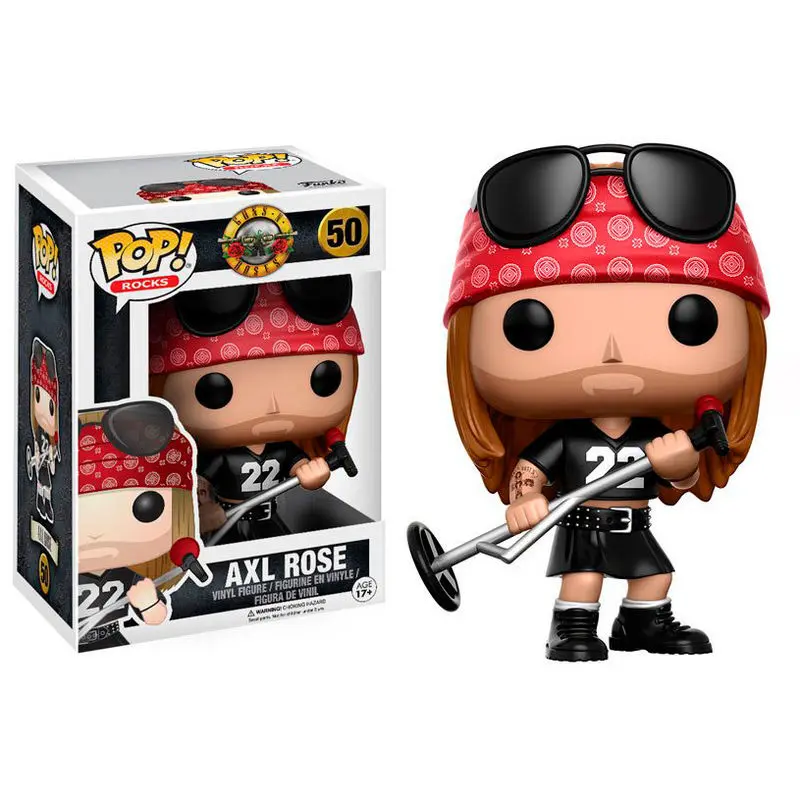0889698106887 - Figurine Pop Rocks Guns Roses Axl Rose
