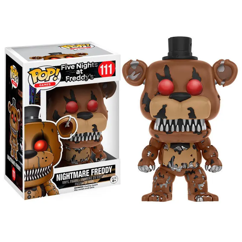 0889698110648 - Figurine Pop Five Nights at Freddys Nightmare Freddy