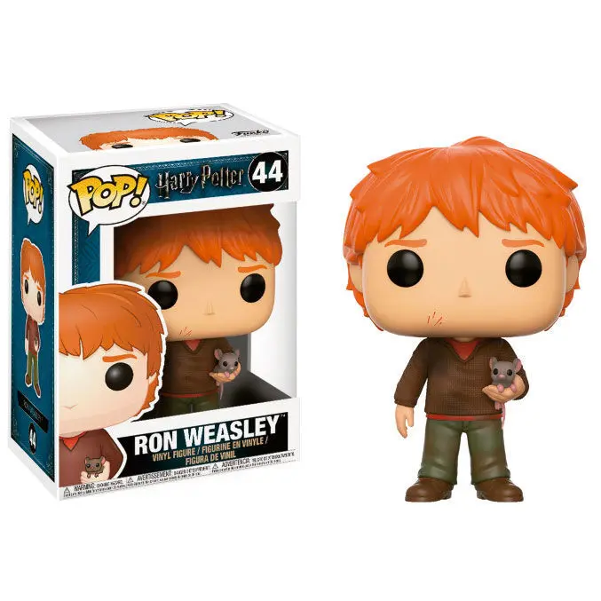 0889698149389 - Figurine POP Harry Potter Ron Weasley with Scabbers