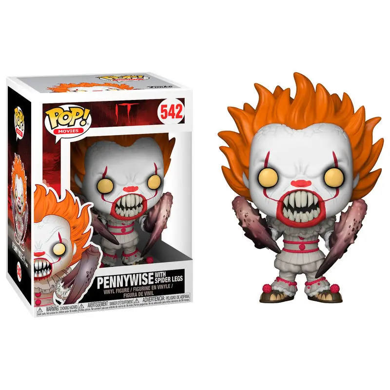 0889698295260 - Figurine POP It Pennywise with Spider Legs