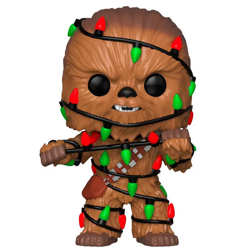 0889698338868 - Figurine Pop Star Wars Holiday Chewie with Lights