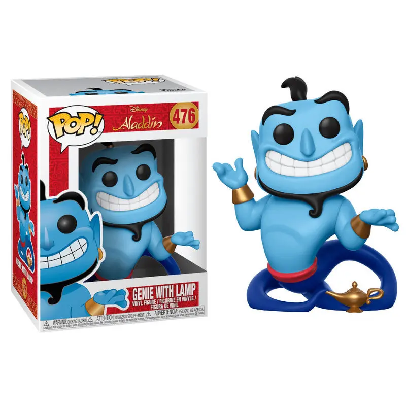 0889698357579 - Figurine Pop Disney Aladdin Genie with Lamp