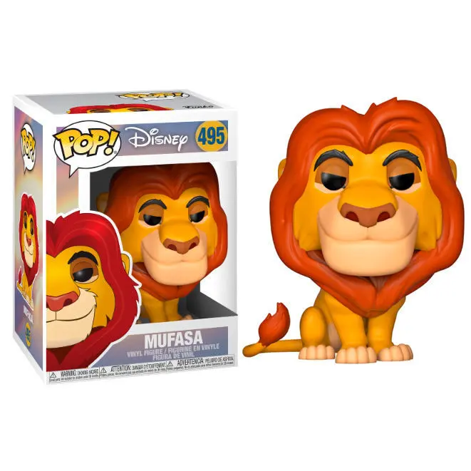 0889698363914 - Mufasa Vinyl Figure 495 Funko Pop! multicolor