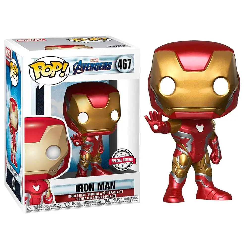 0889698366748 - Figurine POP Marvel Avengers Endgame Iron Man Exclusive