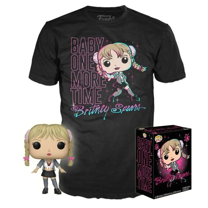 0889698371155 - Figurine POP & T-shirt Britney Spears One More Time Exclusive