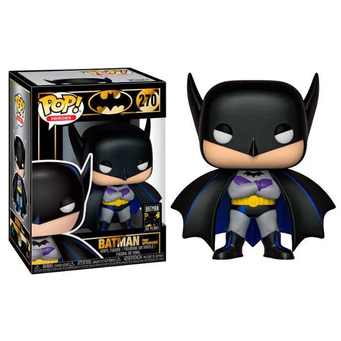 0889698372145 - Figurine Pop DC Comics Batman 80th Batman 1st Appearance 1939