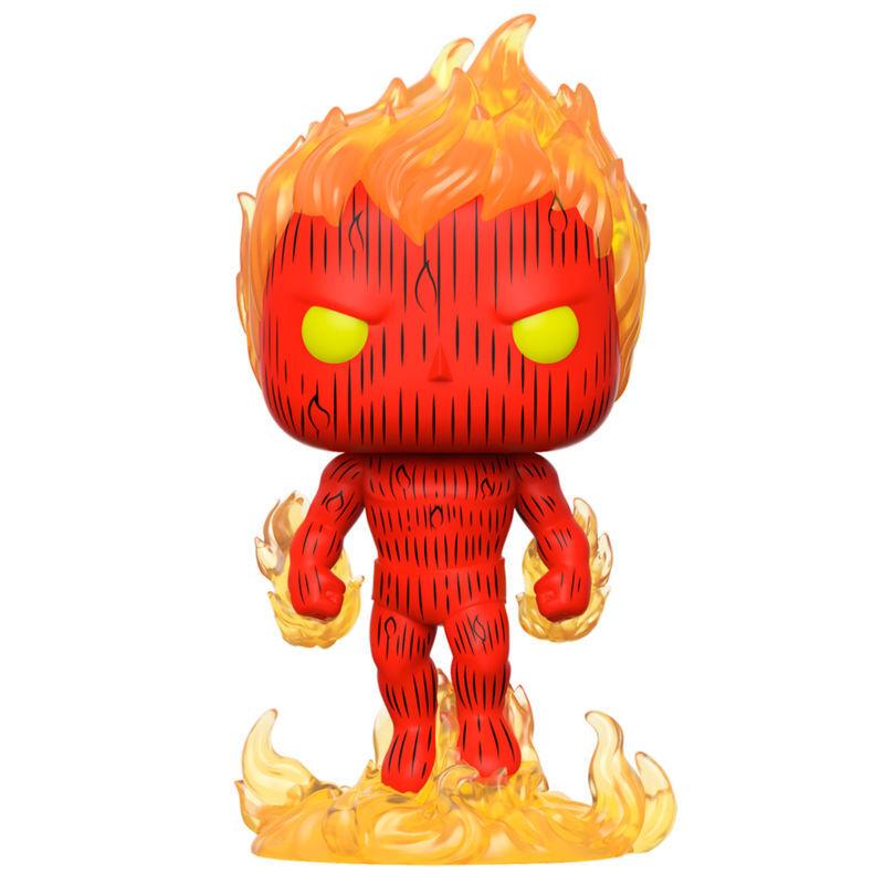 0889698449878 - Figurine Marvel Fantastic Four Human Torch