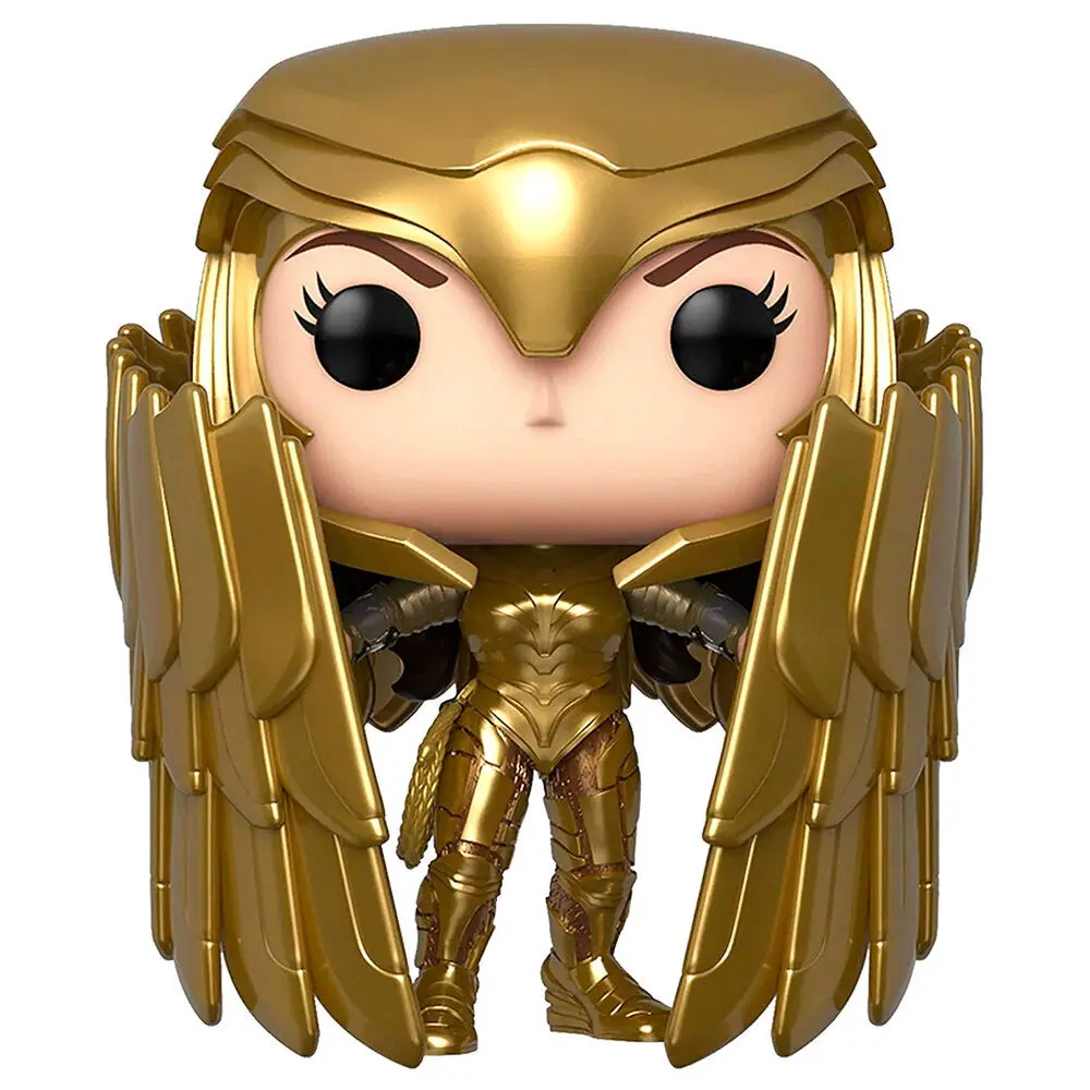 0889698466592 - Figurine Pop DC Comics Wonder Woman 84 - Wonder Woman Gold Shield Metallic Exclusive