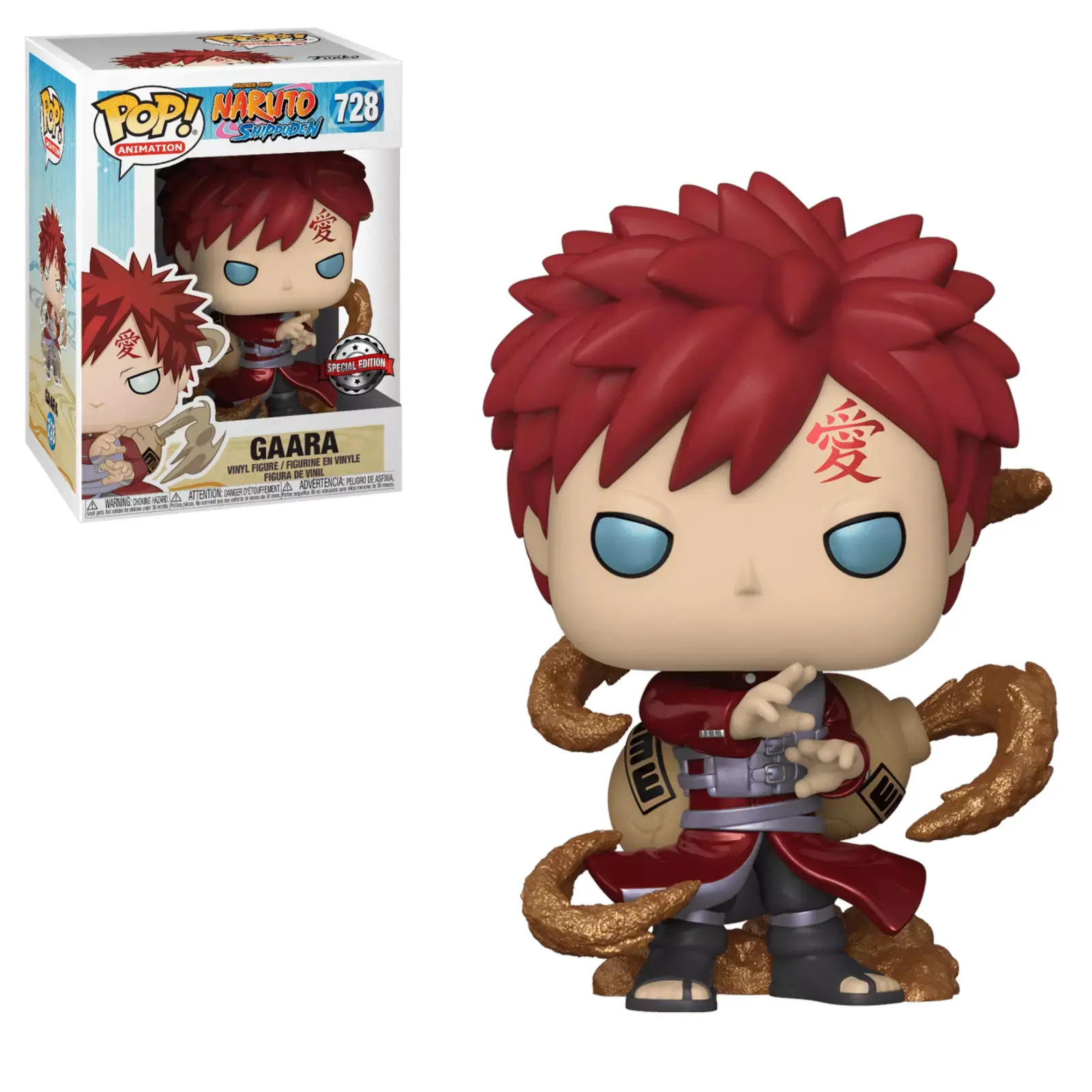0889698488396 - Figurine POP Naruto Gaara Metallic Exclusive