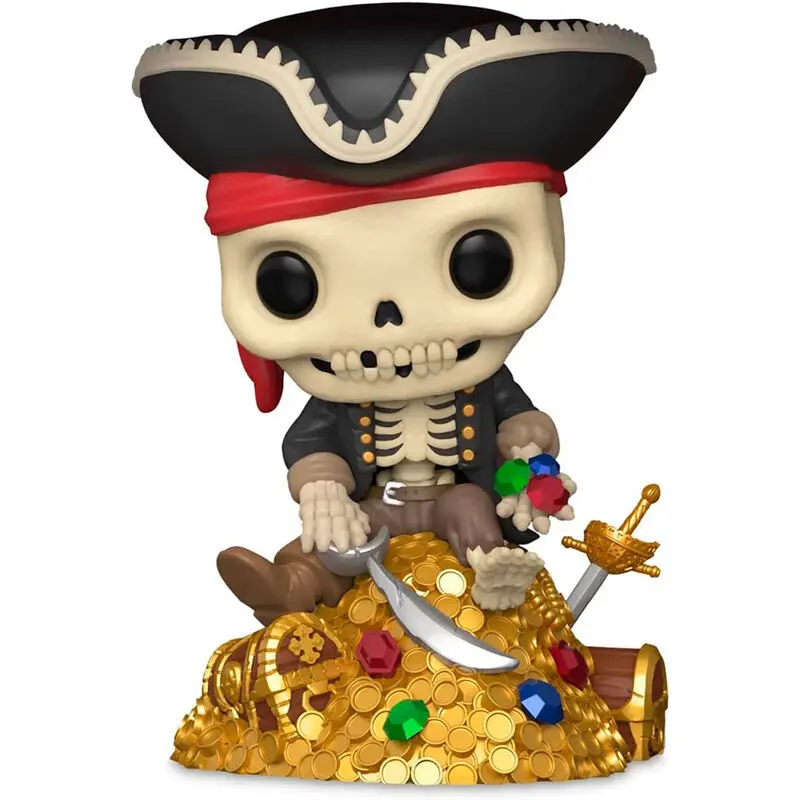 0889698488891 - Figurine Pop Deluxe Pirates of The Caribbean Treasure Skeleton Exclusive